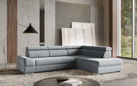 sit&more Ecksofa »Broadway L-Form«, mit verstellbaren Kopfteilen, wahlweise mit Bettfunktion