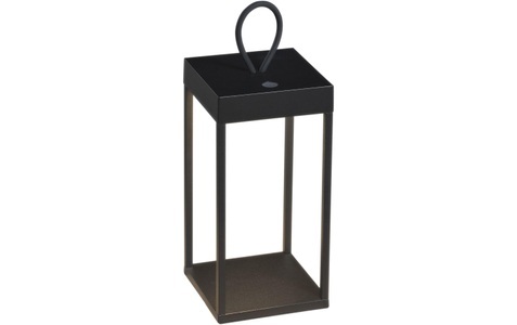 Konstsmide, Konstsmide Ravello 7811-750 Außen-Dekobeleuchtung, LED-Dekoleuchte, LED-Laterne, USB-Leuchte LED 2.2 W Warmweiß Schwarz, KONSTSMIDE Laterne »Ravello USB 30«