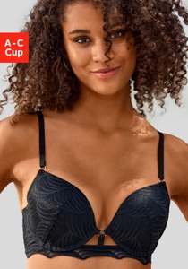 Lascana, LASCANA Push-up-BH, mit integrierten Kissen und modischer Spitze, Dessous, LASCANA Push-up-BH »Marla«, mit integrierten Kissen und modischer Spitze, Dessous