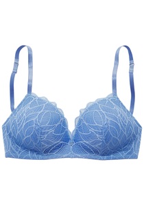 LASCANA Bralette-BH, ohne Bügel mit feiner Spitze mit Blättermotiv, Dessous