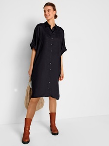 Inspirationen, Inspirationen Hemdblusenkleid »Viskose-Hemdblusenkleid«