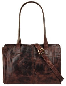 CLUTY, Cluty Henkeltasche, (1 tlg.), Cluty Henkeltasche, echt Leder