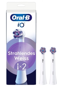 Oral-B, Oral-B iO Radiant White Aufsteckbürsten 2er Weiss, Oral-B iO Radiant White Aufsteckbürsten 2er Weiss