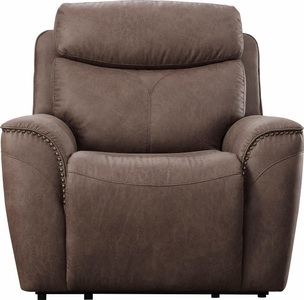HOME AFFAIRE, Home affaire Sessel »Pius«, mit Relaxfunktion und Nieten an den Armlehnen, Federkern, 