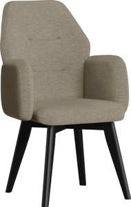 PREMIUM COLLECTION BY HOME AFFAIRE, Premium collection by Home affaire Armlehnstuhl »Madison«, 1 St., Strukturstoff-Struktur 1, Mit verschiedenen Gestellen erhältlich, 