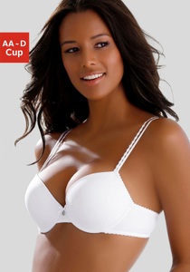 Lascana, LASCANA Push-up-BH, LASCANA Push-up-BH, mit Bügel und mit Spaghettiträgern, Dessous