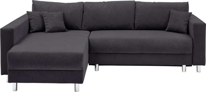 INOSIGN, INOSIGN Ecksofa »Anela«, inklusive Bettfunktion, praktischem Bettkasten, loser Zier- und Rückenkissen, INOSIGN Ecksofa »Anela L-Form«, inklusive Bettfunktion, Bettkasten, loser Zier- und Rückenkissen