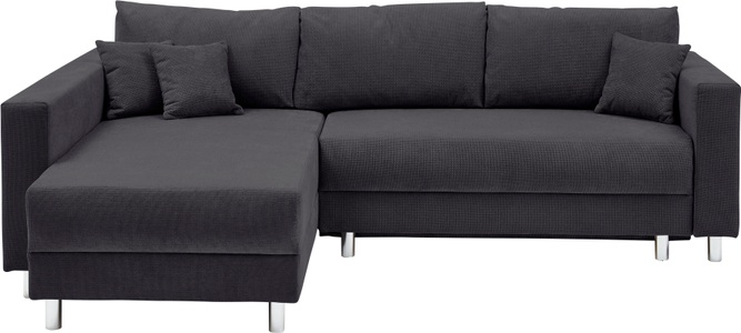 INOSIGN, INOSIGN Ecksofa »Anela«, inklusive Bettfunktion, praktischem Bettkasten, loser Zier- und Rückenkissen, INOSIGN Ecksofa »Anela L-Form«, inklusive Bettfunktion, Bettkasten, loser Zier- und Rückenkissen
