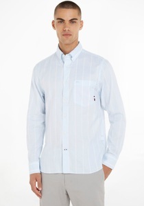Tommy Hilfiger, Tommy Hilfiger Langarmhemd »OXFORD STRIPE RF SHIRT«, mit Button-down-Kragen, Tommy Hilfiger Langarmhemd »OXFORD STRIPE RF SHIRT«, mit Button-down-Kragen