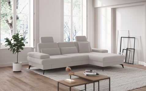 SIT&MORE, sit&more Ecksofa »Morris L-Form inkl. Sitztiefenverstellung«, wahlweise mit Bettfunktion, Bettkasten und Armteilverstellung, sit&more Ecksofa »Morris L-Form, inkl. Sitztiefenverstellung« wahlweise mit Armteilverstellung, Bettfunktion & Bettkasten