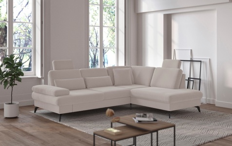 sit&more Ecksofa »Morris L-Form inkl. Sitztiefenverstellung«, wahlweise mit Bettfunktion, Bettkasten und Armteilverstellung