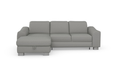 SIT&MORE, sit&more Ecksofa »Durness«, mit Federkern und hochwertigen Edelstahlfüssen, wahlweise mit Kopfteilverstellung, Bettfunktion und Bettkasten oder mit Bettfunktion und Bettkasten, sit&more Ecksofa »Dundee L-Form«, mit Federkern und Edelstahlfüssen, wahlweise mit Kopfteilverstellung