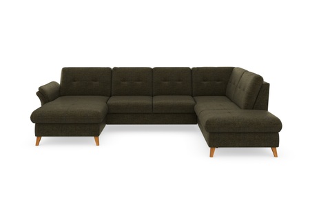 sit&more Wohnlandschaft »Göteborg«, inklusive Sitztiefenverstellung und Federkern, wahlweise mit Bettfunktion und Bettkasten