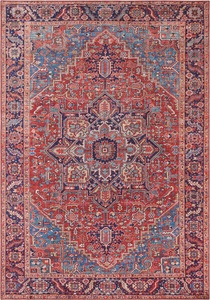 NOURISTAN, Teppich, »Amata«, NOURISTAN, rechteckig, Höhe 5 mm, maschinell gewebt, NORTHRUGS Teppich »Amata«, rechteckig, 5 mm Höhe, Orientalisch, Läufer, Vintage, Wohnzimmer, Schlafzimmer, Esszimmer