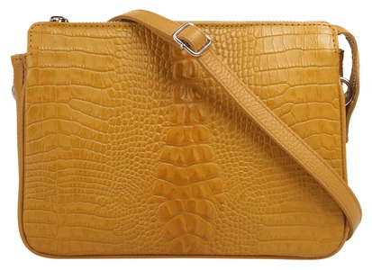 SAMANTHA LOOK, Samantha Look Umhängetasche, Samantha Look Umhängetasche, echt Leder, Made in Italy