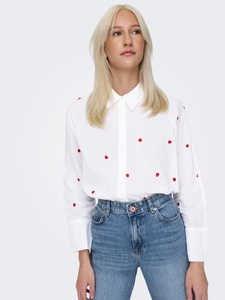 ONLY, ONLY Hemdbluse »ONLNEW LINA GRACE LS EMB SHIRT NOOS WVN«
