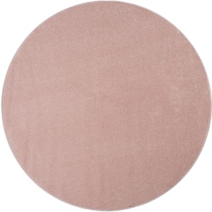 Paco Home Teppich »Porto 890«, rund, 9 mm Höhe, Kurzflor, Uni-Farben, ideal im Wohnzimmer & Schlafzimmer