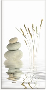 Artland Glasbild »Zen Friede«