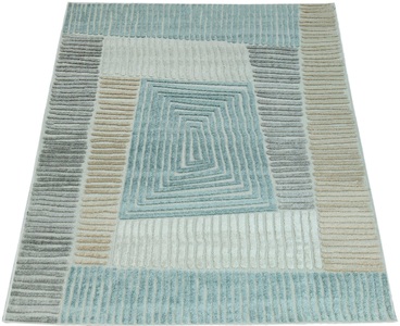 PACO HOME, Paco Home Teppich »Stilo 850«, rechteckig, 13 mm Höhe, In- und Outdoor geeignet, Wohnzimmer, Paco Home Teppich »Stilo 850«, rechteckig, 12 mm Höhe, In- und Outdoor geeignet, Wohnzimmer