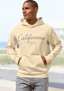 John Devin Hoodie, Sweatshirt mit coolem Druck, aufgesetzter Tasche und Kapuze