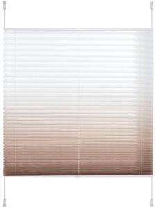 LIEDECO, Jalousie, Liedeco, »Farbverlauf«, Plissee, Faltenstore, Lichtschutz, Fixmass, ohne Bohren, Liedeco Plissee »Farbverlauf«, Lichtschutz, ohne Bohren, verspannt