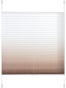 LIEDECO, Jalousie, Liedeco, »Farbverlauf«, Plissee, Faltenstore, Lichtschutz, Fixmass, ohne Bohren, Liedeco Plissee »Farbverlauf«, Lichtschutz, ohne Bohren, verspannt