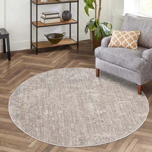 Carpet City, Carpet City Teppich »CLASICO 9150«, rund, Kurzflor Meliert, Boho-Stil, Wohnzimmer, Carpet City Teppich »CLASICO 9150«, rund, 11 mm Höhe, Kurzflor, Hochtief-Muster, Boho, Wohnzimmer