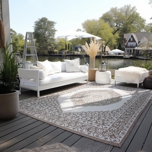 ELLE DECORATION, ELLE DECORATION Teppich »Meekly, In- und Outdoor«, rechteckig, Flachgewebe, In-& Outdoor, Modern, Wendeteppich, Balkon, Wohnzimmer, ELLE DECORATION Teppich »Meekly Wendeteppich«, rechteckig, 5 mm Höhe, Flachgewebe, In-& Outdoor, Modern, beidseitig, Balkon, Wohnzimmer