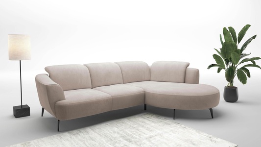 sit&more Ecksofa »Zoe«, ink.Sitztiefenverstellung, wahlweise mit Kopfteilverstellung
