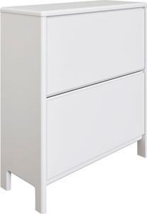 HOME AFFAIRE, Home affaire Schuhschrank »Livana«, aus Massivholz, Home affaire Schuhschrank »Luven« FSC® zertifiziertes Massivholz, mit 2 Klappen