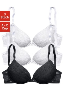 PETITE FLEUR, PETITE FLEUR Push-up-BH »PETITE FLEUR Push-up-BH«, petite fleur Push-up-BH, mit Bügel und herausnehmbaren Kissen, Dessous