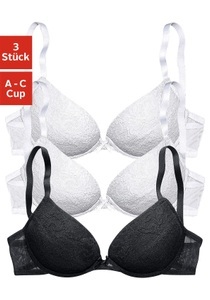 PETITE FLEUR, PETITE FLEUR Push-up-BH »PETITE FLEUR Push-up-BH«, petite fleur Push-up-BH, mit Bügel und herausnehmbaren Kissen, Dessous