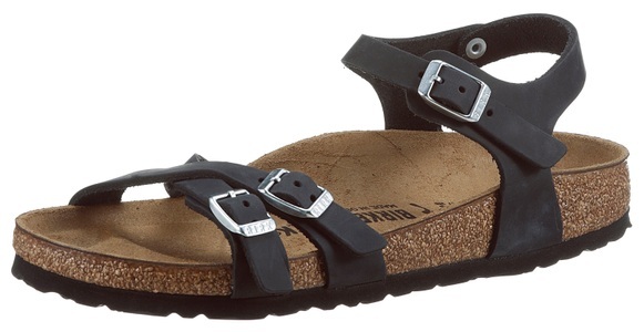 Birkenstock, Birkenstock Riemchensandale »Kumba«, aus Leder, schmale Schuhweite, 