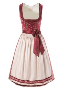 Krüger Collection, Krüger Collection Dirndl midi mit zwei Schürzen, 