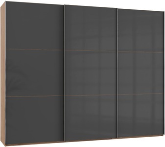 fresh to go, Fresh To Go Schwebetürenschrank »Level«, mit Glastüren, Wimex Schwebetürenschrank »Level by fresh to go«, mit Glastüren
