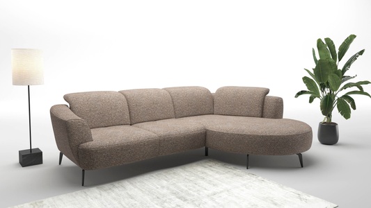 sit&more Ecksofa »Zoe«, ink.Sitztiefenverstellung, wahlweise mit Kopfteilverstellung