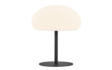 Nordlux, LED-Tischlampe Sponge table mit Akku, 40,5 cm hoch, Nordlux Sponge 34 Tischlampe Schwarz / Weiss