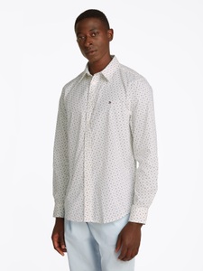 Tommy Hilfiger Langarmhemd »FLEX POPLIN AOP SF SHIRT«, mit Alloverprint
