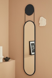 LeGer Home by Lena Gercke, LeGer Home by Lena Gercke Wandspiegel »My Flair, schwarz«, (1 St.), Dekospiegel, Wanddeko, länglich oval, Rahmen aus Metall, modern, LeGer Home by Lena Gercke Wandspiegel »länglicher Spiegel, schwarz«, (1 St.), Dekospiegel, Wanddeko, länglich oval, Rahmen aus Metall, modern