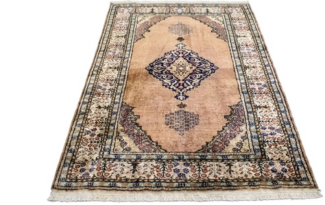 MorgenLand, morgenland Teppich »Kayseri Teppich handgeknüpft braun«, rechteckig, 5 mm Höhe, 