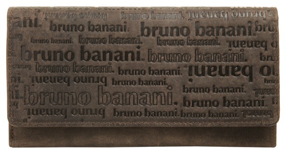 Bruno Banani, Bruno Banani Geldbörse »ALL OVER«, Bruno Banani Geldbörse »ALL OVER«, echt Leder