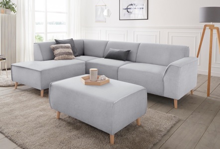 andas Ecksofa »Janek«, mit Federkern und Keder in scandinavischem Design
