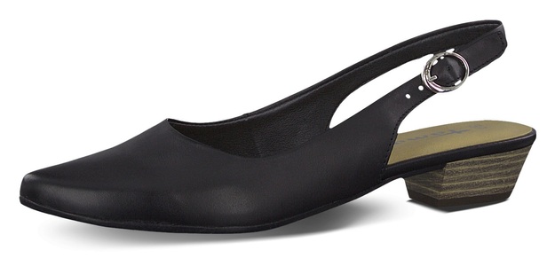 TAMARIS, Tamaris Slingpumps »Trina«, in schlichtem Design, Tamaris Slingpumps »Trina«, Abendschuh, Sommerschuh, Blockabsatz, in schlichtem Design