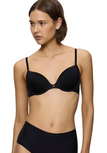 TRIUMPH, Triumph Damen Bügel-BH, wattiert Bh-C/80, BODY MAKE-UP ESSENTIALS BH mit Bügel, gefüttert in schwarz