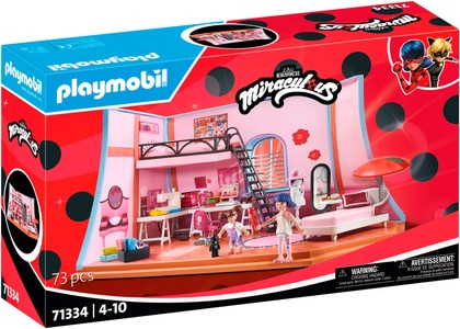 PLAYMOBIL, 71334 Marinettes Loft Unisex Multicolor, Playmobil® Spielbausteine »Miraculous Marinettes Loft 71334«, (73 St.)