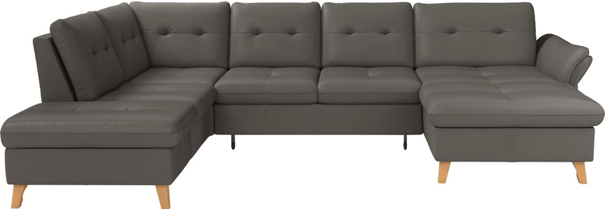 sit&more Wohnlandschaft »Göteborg«, inkl. Sitztiefenverstellung, wahlweise mit Bettfunktion & Bettkasten