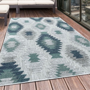 Ayyildiz Teppiche, Ayyildiz Teppiche Teppich, rechteckig, 8 mm Höhe, Flachflor mit Hoch-Tief-Struktur, In-und Outdoor geeignet, Ayyildiz Teppiche Teppich »BAHAMA 5153«, rechteckig, 8 mm Höhe, Flachflor mit Hoch-Tief-Struktur, In-und Outdoor geeignet