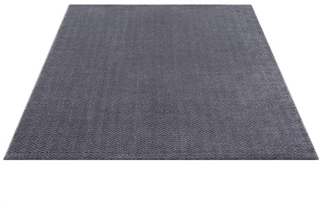 Carpet City Teppich »Fancy«, rechteckig, 12 mm Höhe, Kurzflor, Einfarbig, 3D-Optik, Wohnzimmer