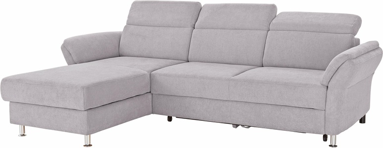 SIT&MORE, sit&more Ecksofa, sit&more Ecksofa »Avignon L-Form«, Kopfteilverstellung, wahlweise mit Bettfunktion und Bettkasten