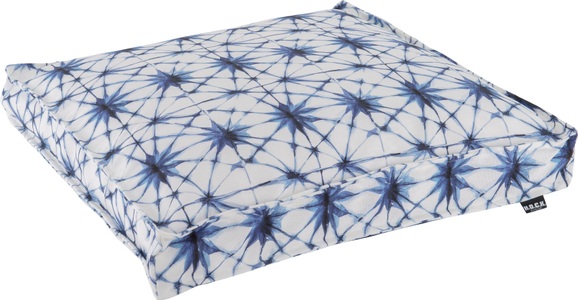 H.O.C.K, H.O.C.K. Sitzkissen »Badu Batik Saphire Outdoor«, wasserabweisend, H.O.C.K. Sitzkissen »Badu Batik Saphire Outdoor«, wasserabweisend